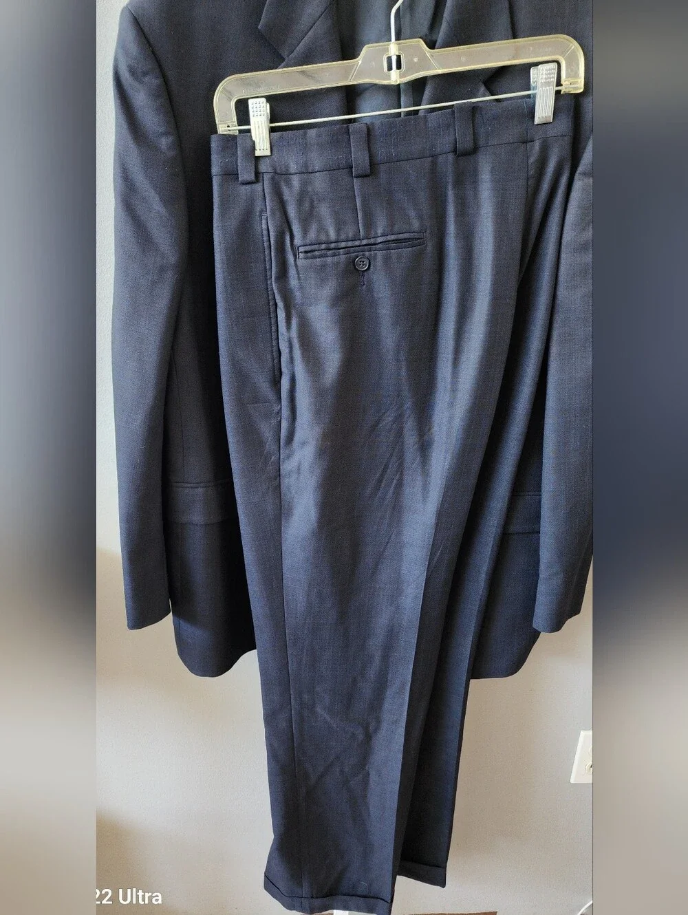 Men's Classic Navy Blazer and Trousers Suit
